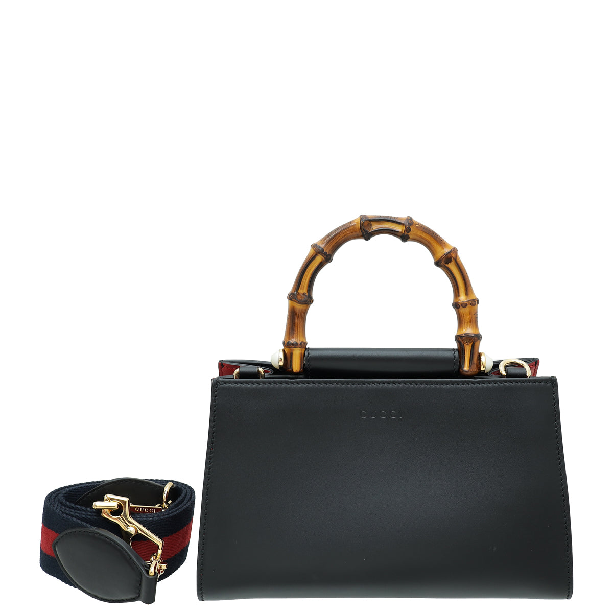 Gucci Bicolor Bamboo Nymphaea Mini Shoulder Bag-Gucci-THE CLOSET