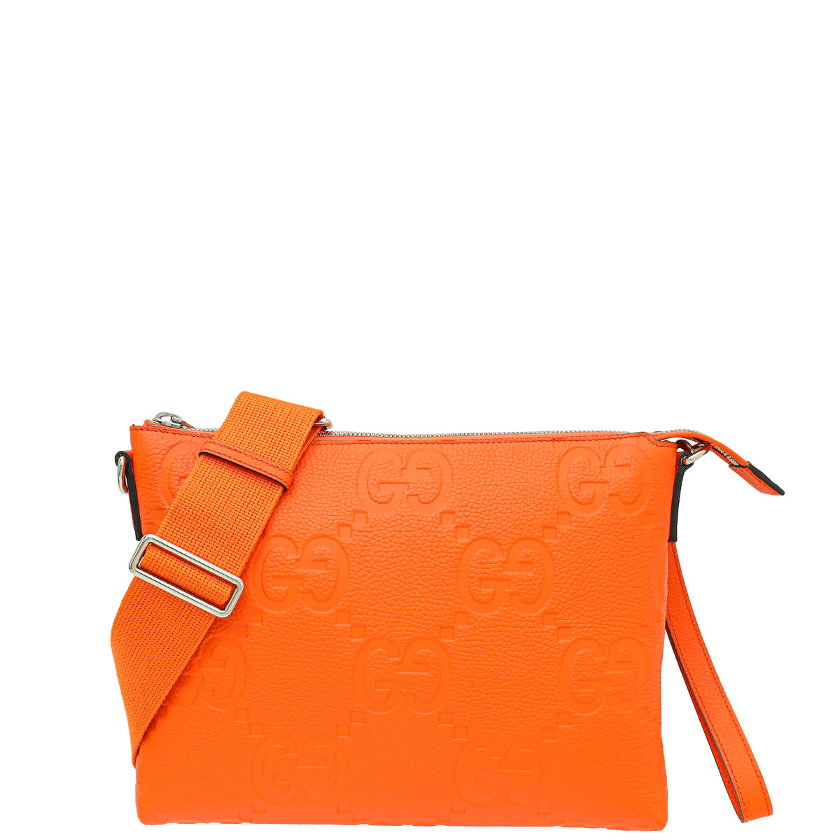 Gucci Orange Jumbo GG Messenger Medium Bag