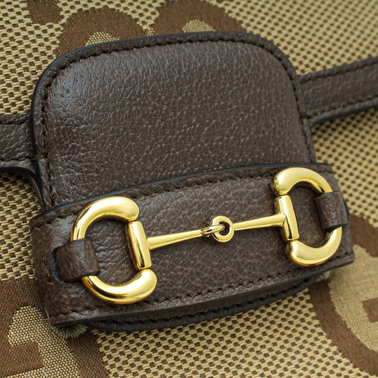 Gucci Bicolor GG Jumbo GG Horsebit 1955 Mini Shoulder Bag