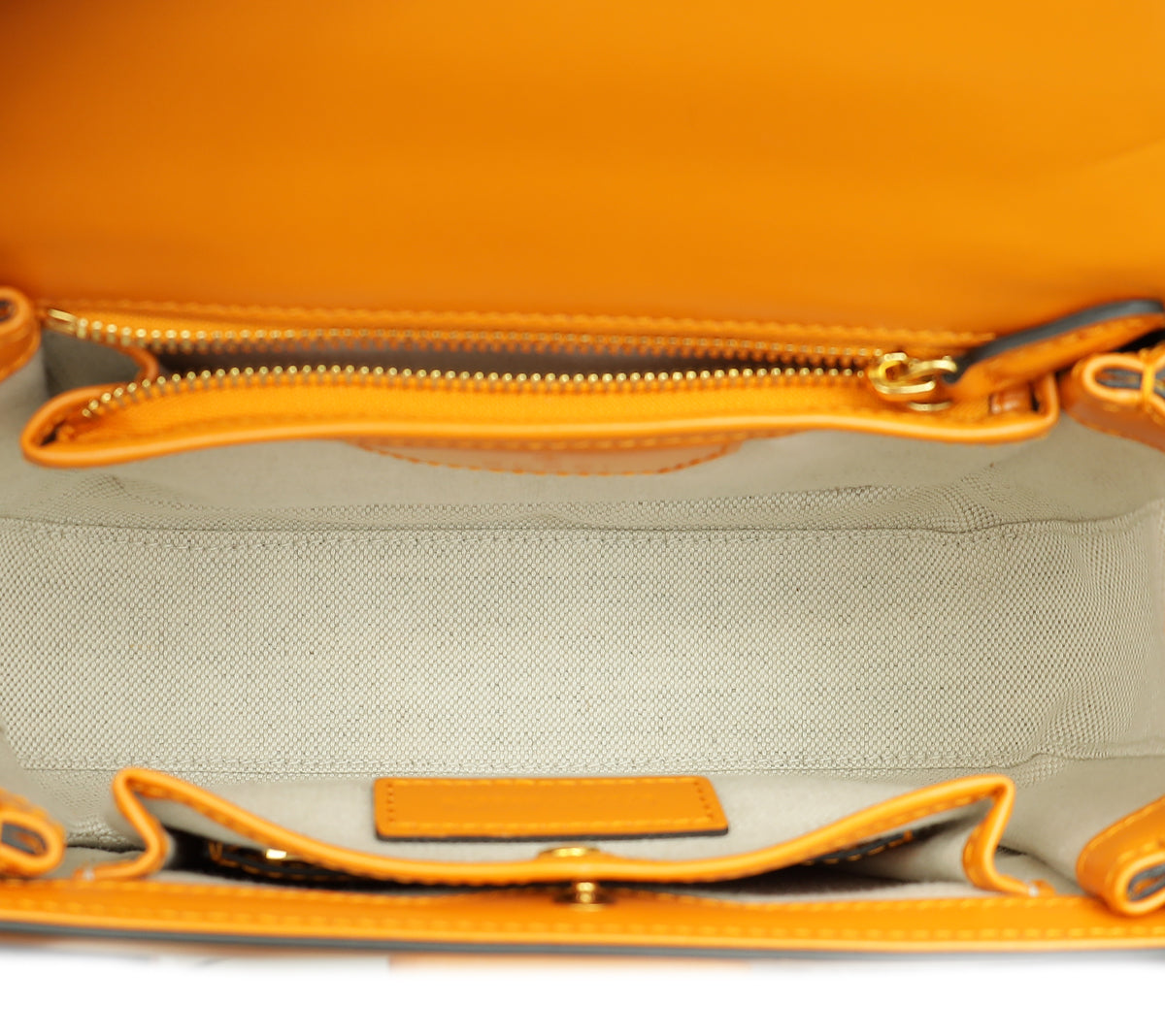 Gucci Tangerine 1947 Bamboo Top Handle Small Bag