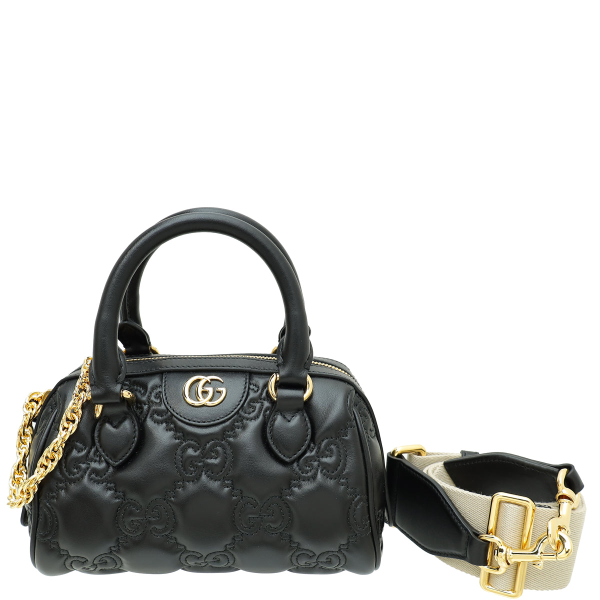 Gucci Black GG Matelasse Mini Bag