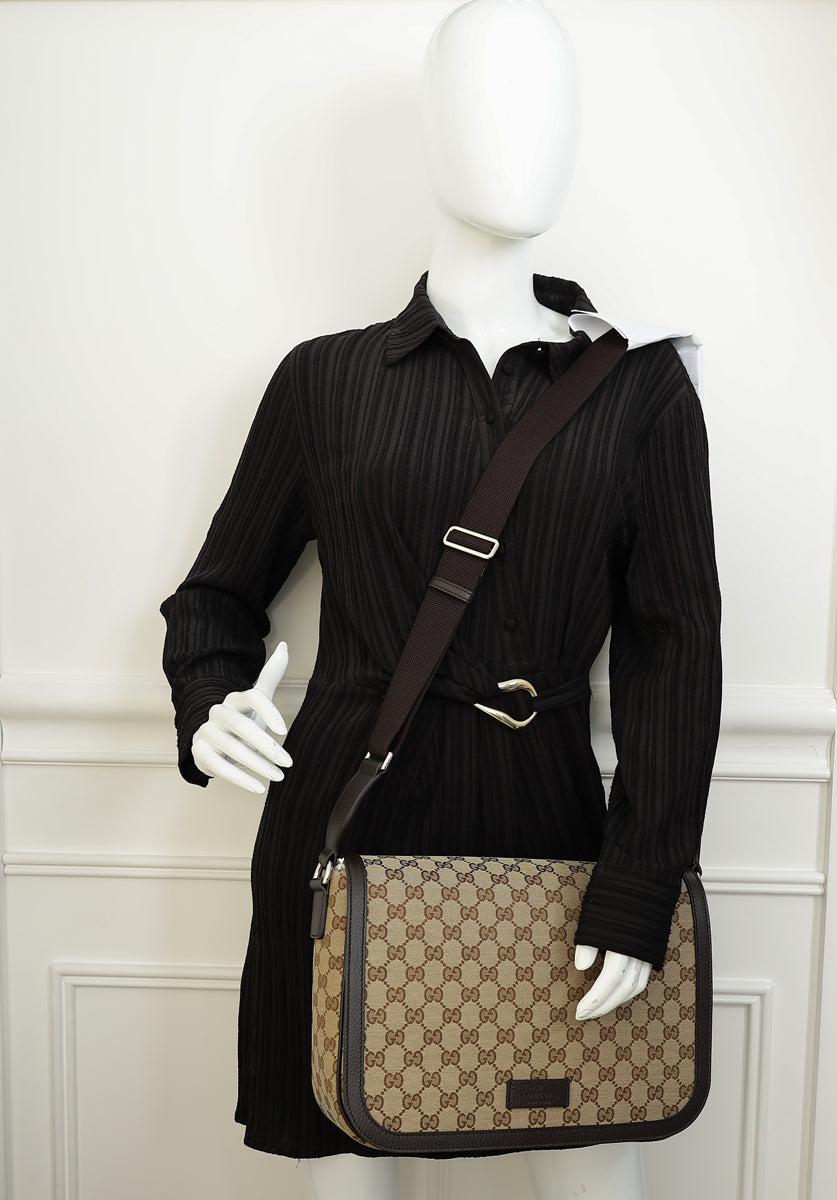 Gucci Bicolor GG Messenger Medium Bag