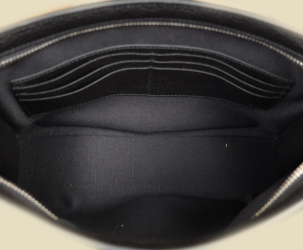 Gucci Black Logo Wristlet Pouch W/ A.A Initials on the Wristlet-Gucci-THE CLOSET