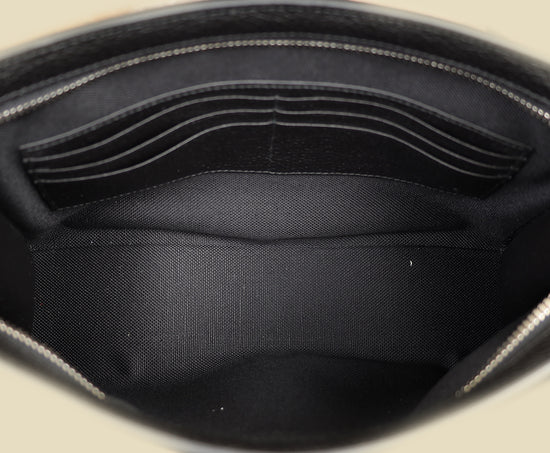 Gucci Black Logo Wristlet Pouch W/ A.A Initials on the Wristlet-Gucci-THE CLOSET