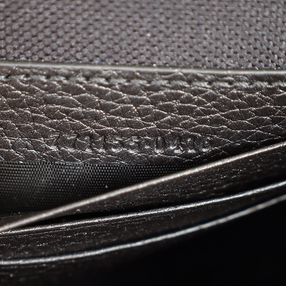 Gucci Black Logo Wristlet Pouch W/ A.A Initials on the Wristlet-Gucci-THE CLOSET