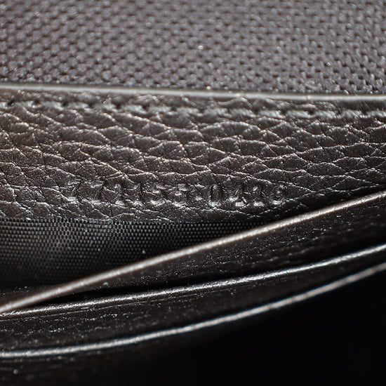 Gucci Black Logo Wristlet Pouch W/ A.A Initials on the Wristlet-Gucci-THE CLOSET