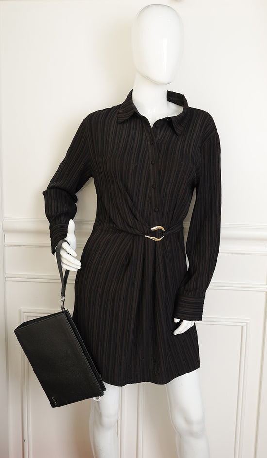 Gucci Black Logo Wristlet Pouch W/ A.A Initials on the Wristlet-Gucci-THE CLOSET