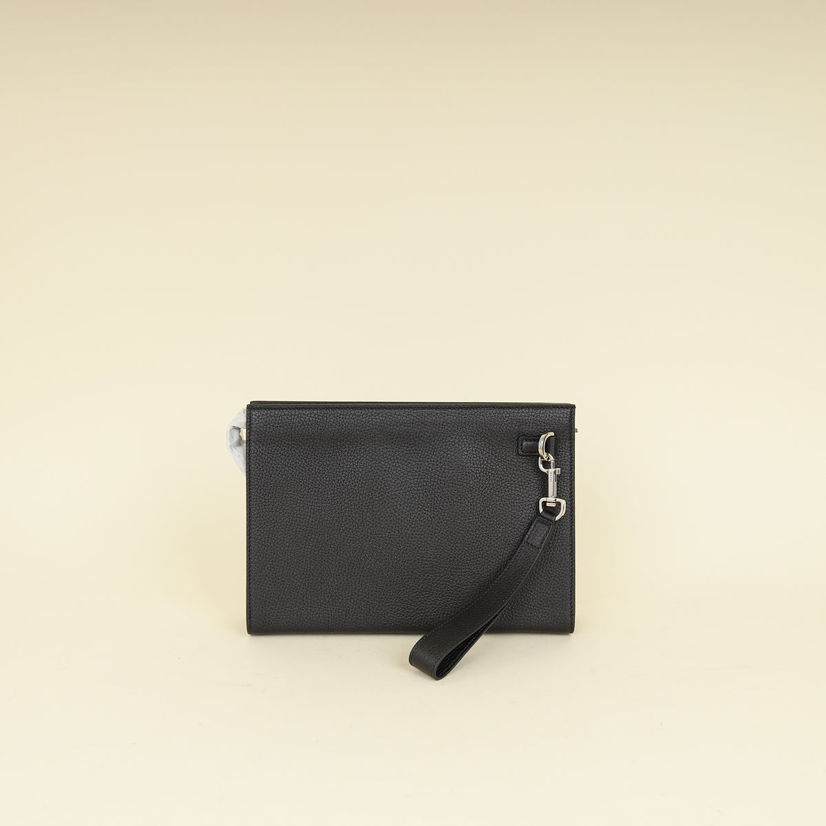 Gucci Black Logo Wristlet Pouch W/ A.A Initials on the Wristlet-Gucci-THE CLOSET