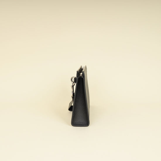 Gucci Black Logo Wristlet Pouch W/ A.A Initials on the Wristlet-Gucci-THE CLOSET