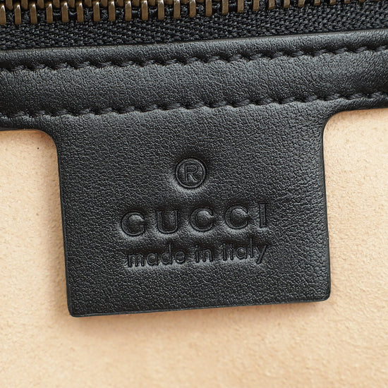 Gucci Black GG Marmont Small Shoulder Bag