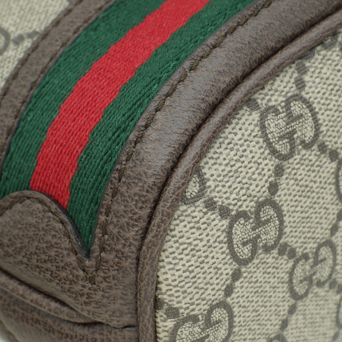 Gucci Bicolor GG Supreme Ophidia Small Bucket Bag