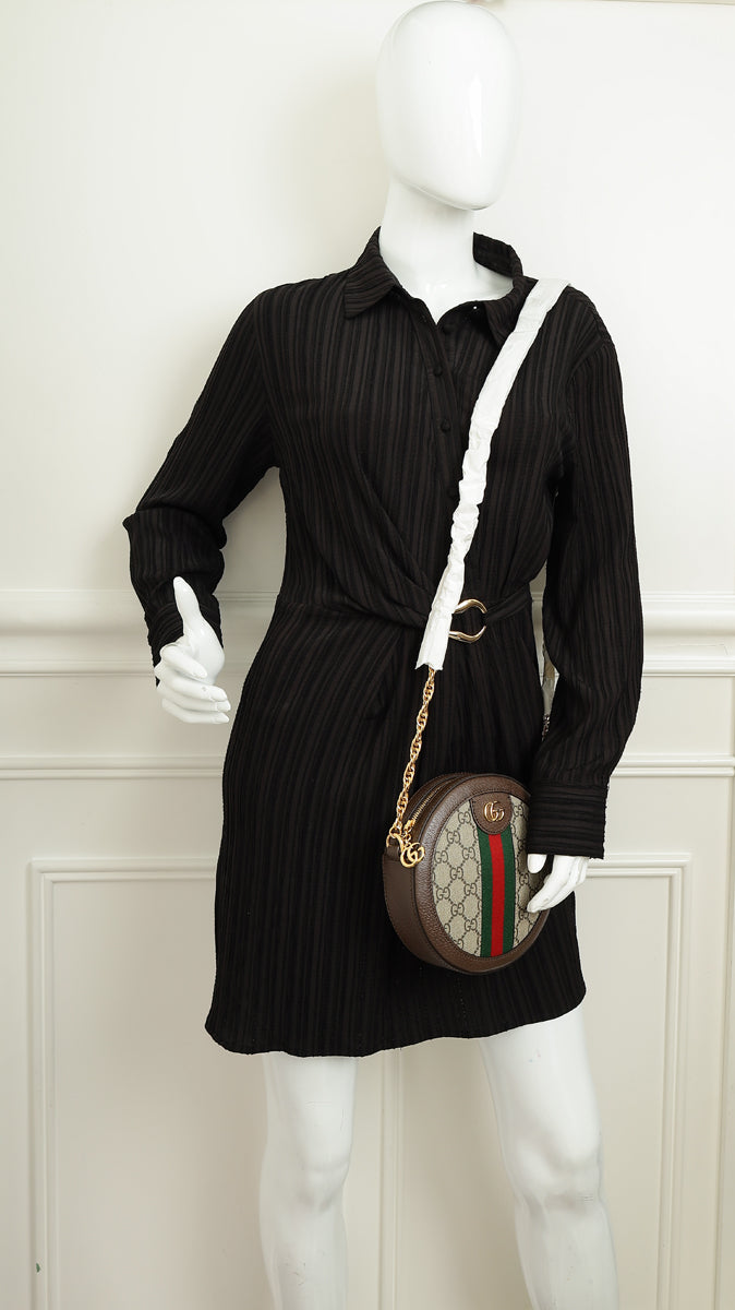 Gucci Bicolor Ophidia Round Shoulder Bag-Gucci-THE CLOSET