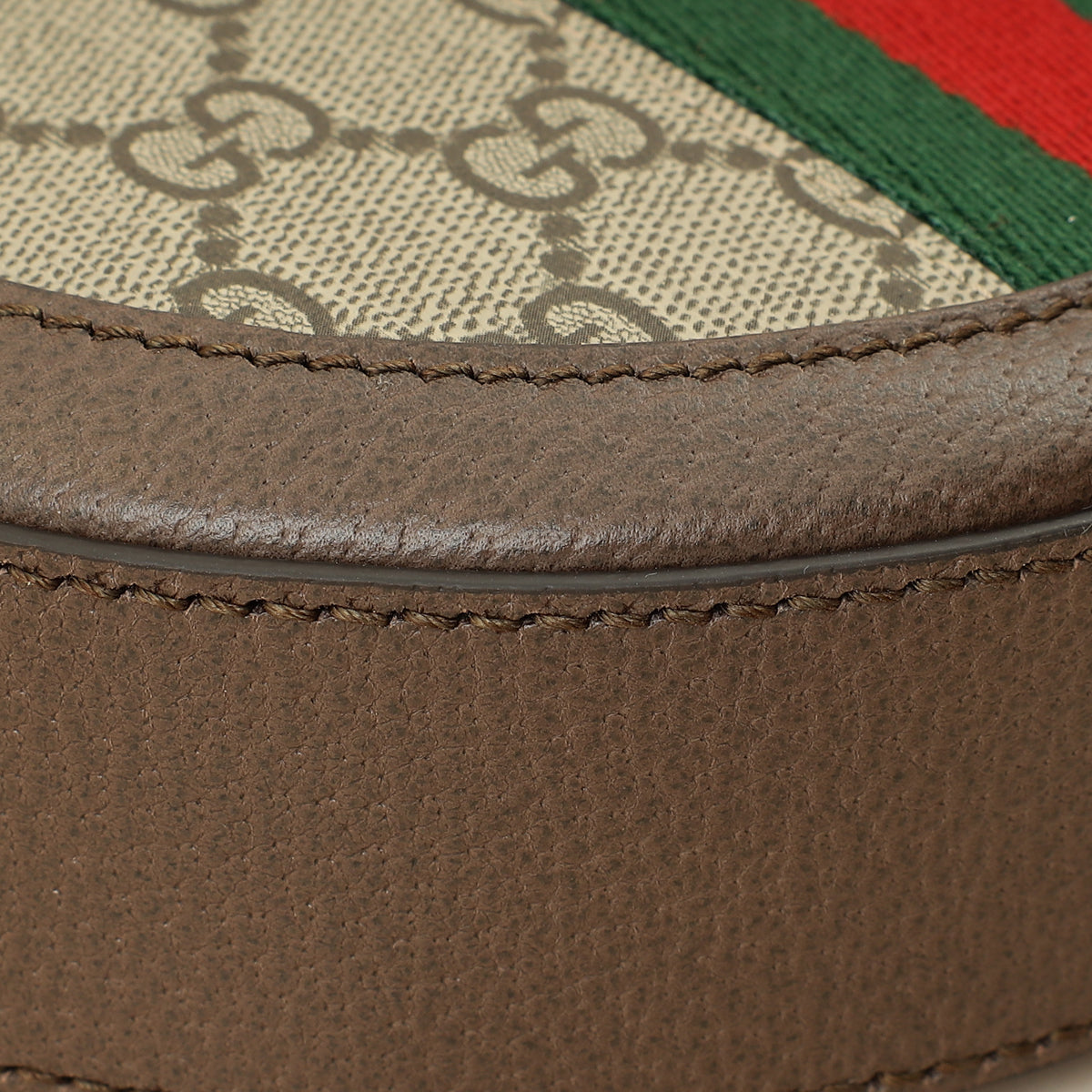 Gucci Bicolor Ophidia Round Shoulder Bag-Gucci-THE CLOSET