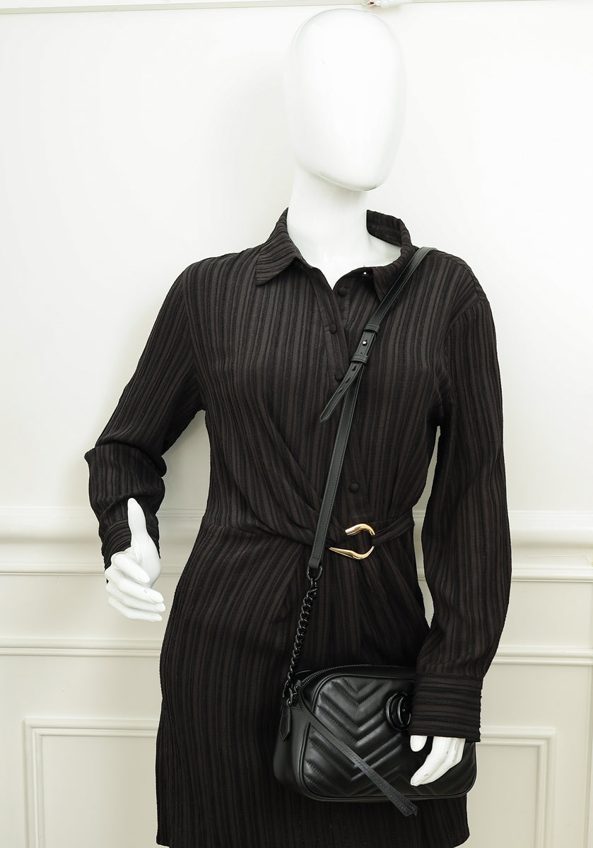 Gucci Black GG Marmont Camera Bag-Gucci-THE CLOSET