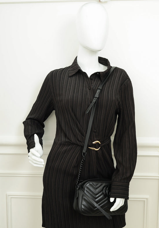 Gucci Black GG Marmont Camera Bag-Gucci-THE CLOSET