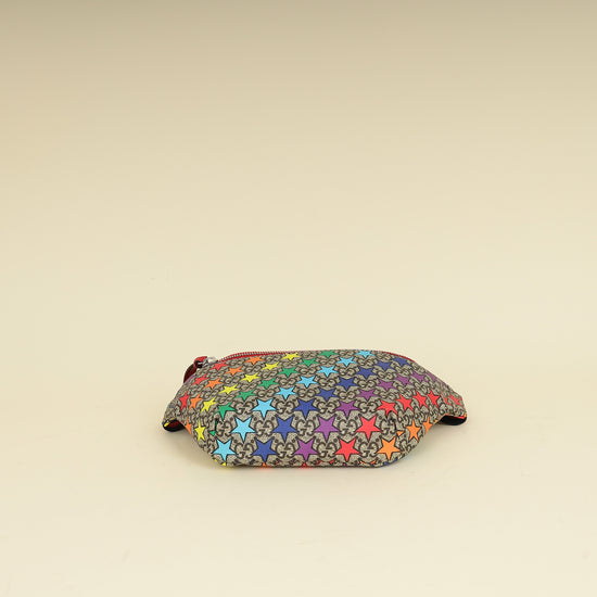 Gucci Multicolor GG Supreme Stars Print Web Children's Belt Bag-Gucci-THE CLOSET