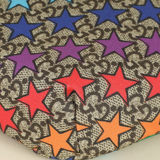 Gucci Multicolor GG Supreme Stars Print Web Children's Belt Bag-Gucci-THE CLOSET