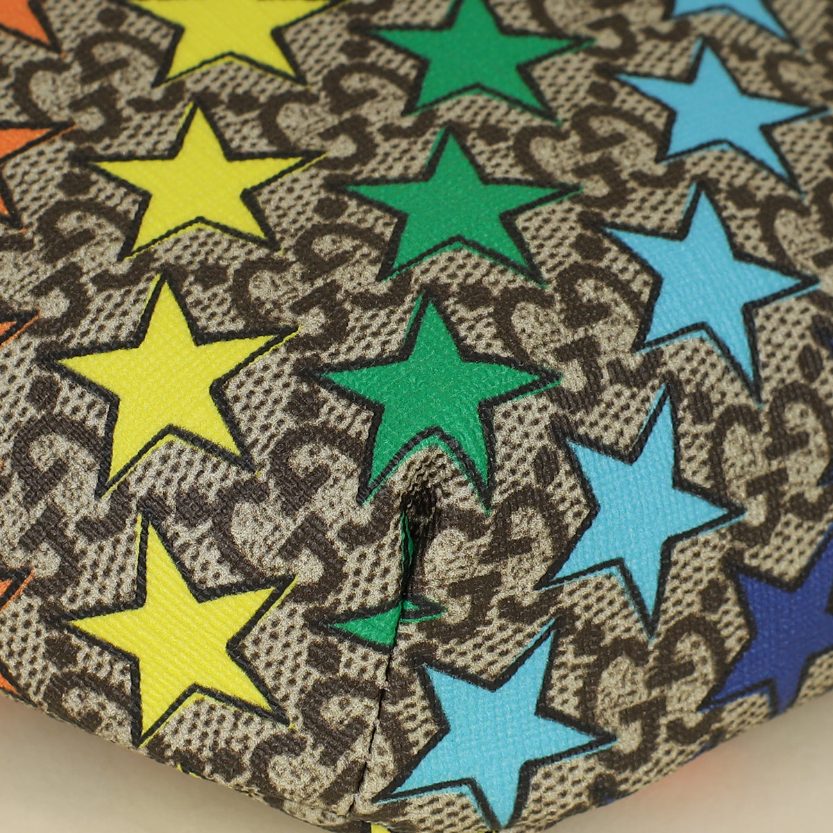 Gucci Multicolor GG Supreme Stars Print Web Children's Belt Bag-Gucci-THE CLOSET