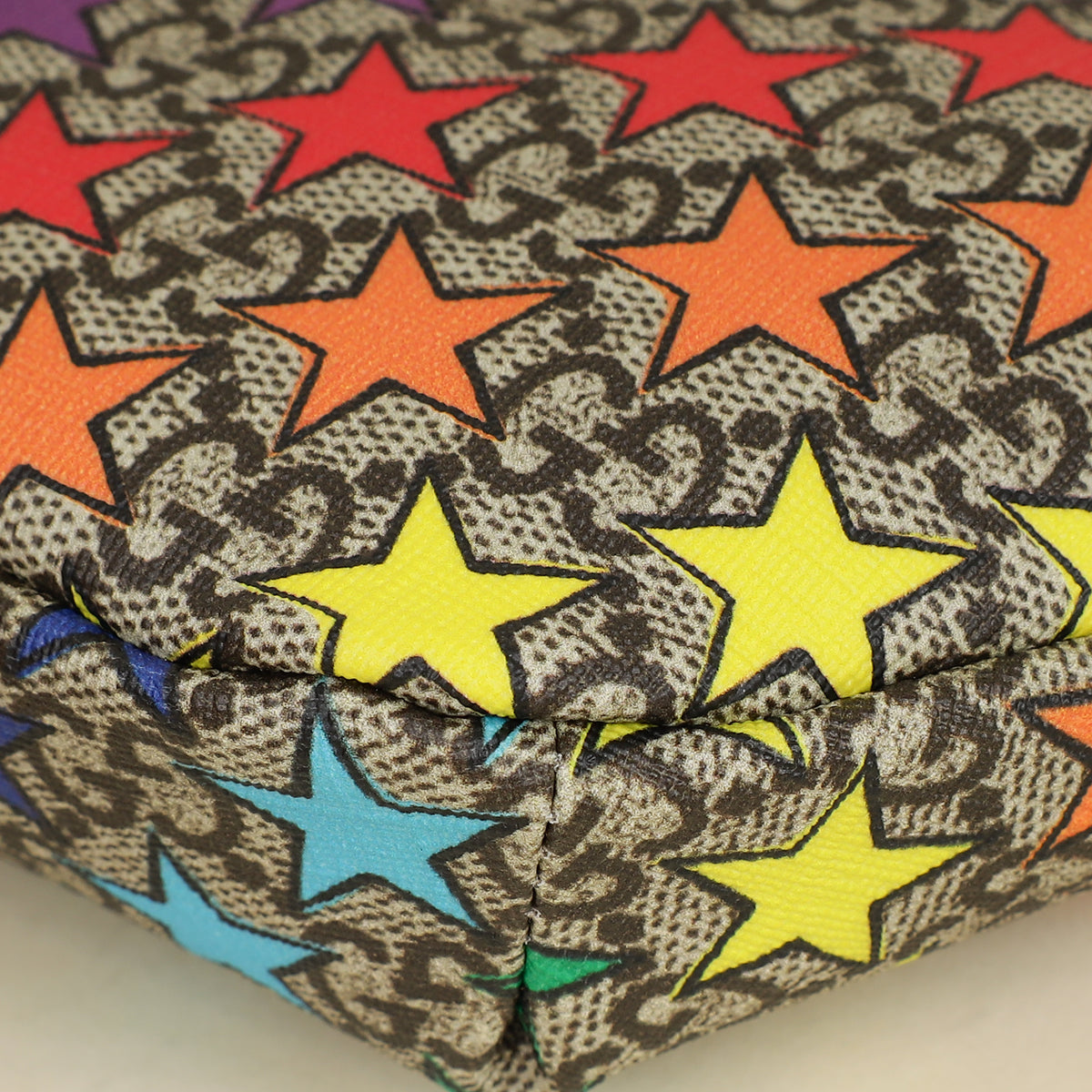 Gucci Multicolor GG Supreme Stars Print Web Children's Belt Bag-Gucci-THE CLOSET