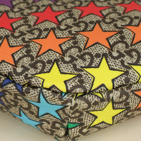 Gucci Multicolor GG Supreme Stars Print Web Children's Belt Bag-Gucci-THE CLOSET