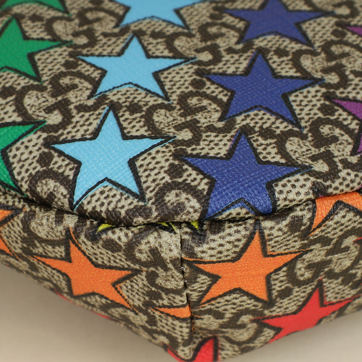 Gucci Multicolor GG Supreme Stars Print Web Children's Belt Bag-Gucci-THE CLOSET