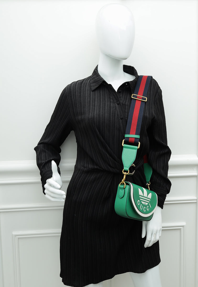 adidas backpack gucci Gucci Bicolor x Adidas Web Crossbody Bag – THE CLOSET