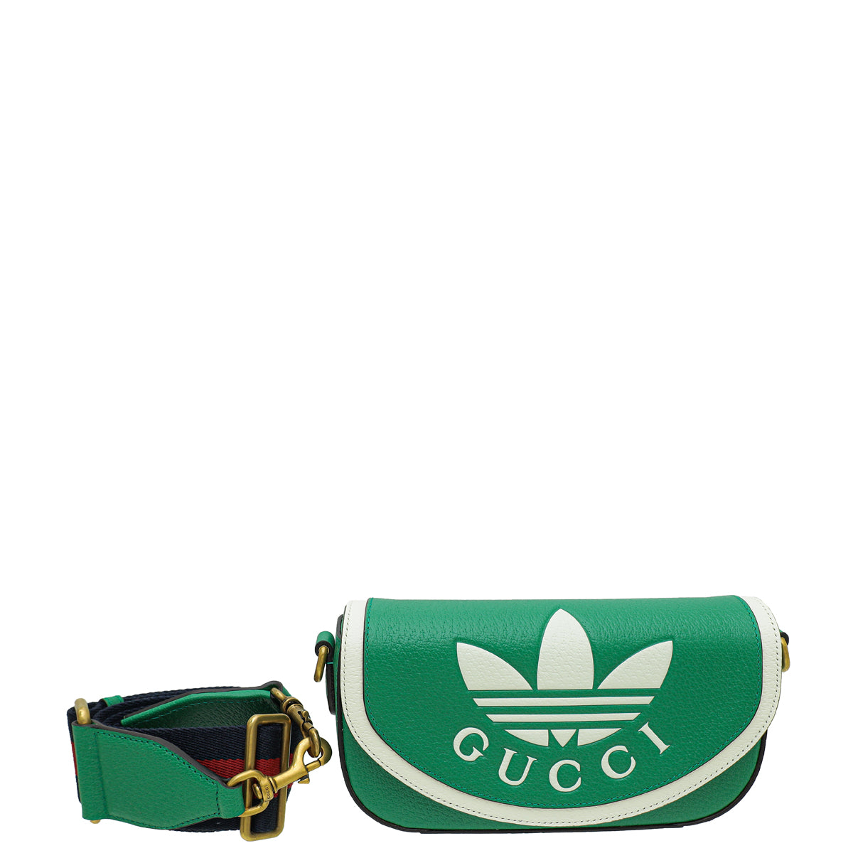 Gucci Bicolor x Adidas Web Crossbody Bag