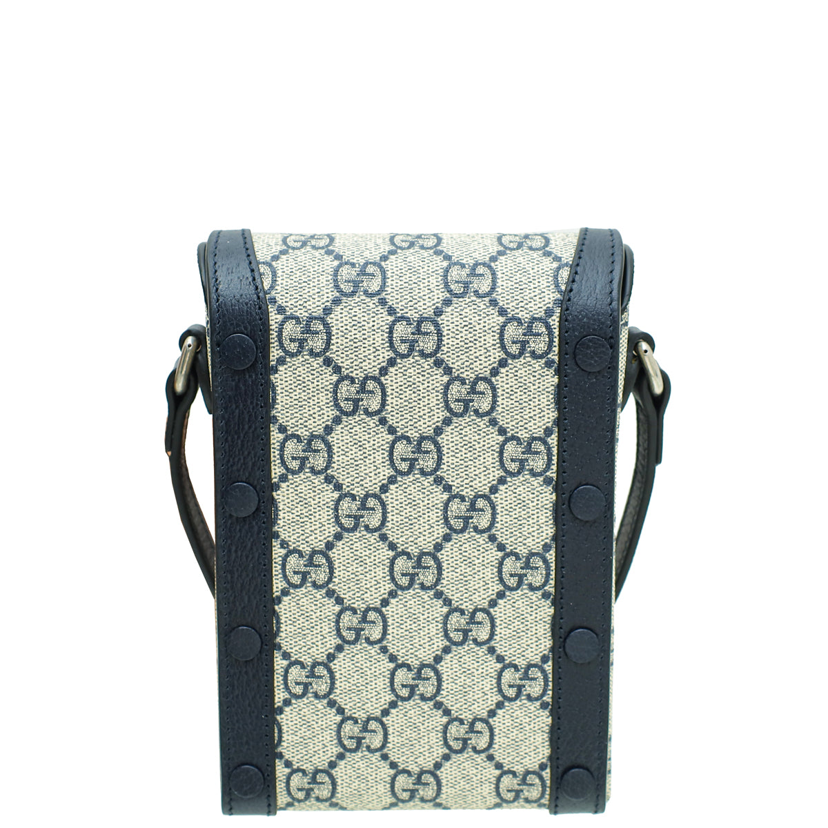 Gucci Navy Blue Horsebit 1955 Mini Bag-Gucci-THE CLOSET