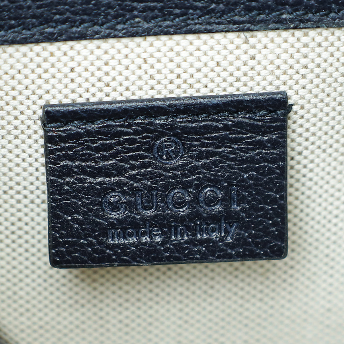 Gucci Navy Blue Horsebit 1955 Mini Bag