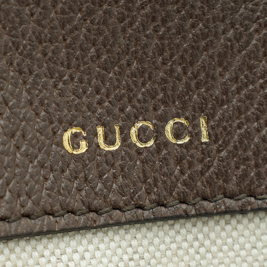 Gucci Bicolor Jumbo GG Horsebit 1955 Mini Shoulder Bag