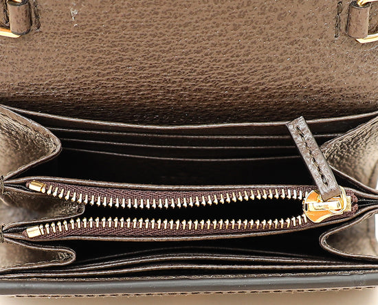 Gucci Ebony GG Guccissima Blondie Medium Chain Wallet-Gucci-THE CLOSET