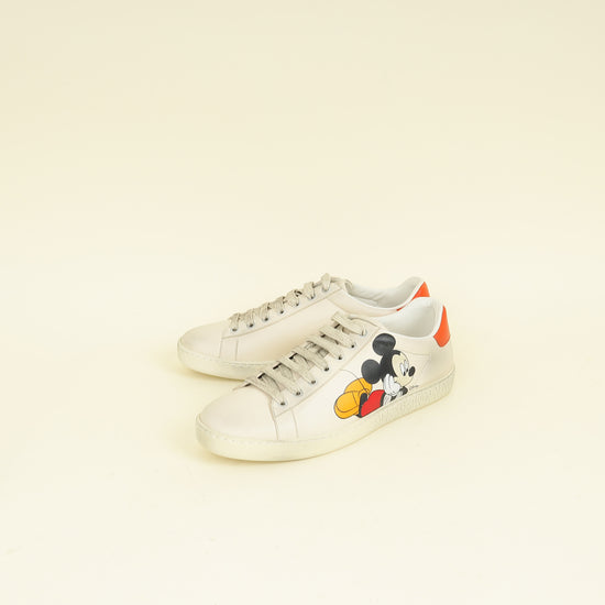 Gucci Bicolor x Disney Ace Mickey Mouse Sneakers (For Women) 37.5