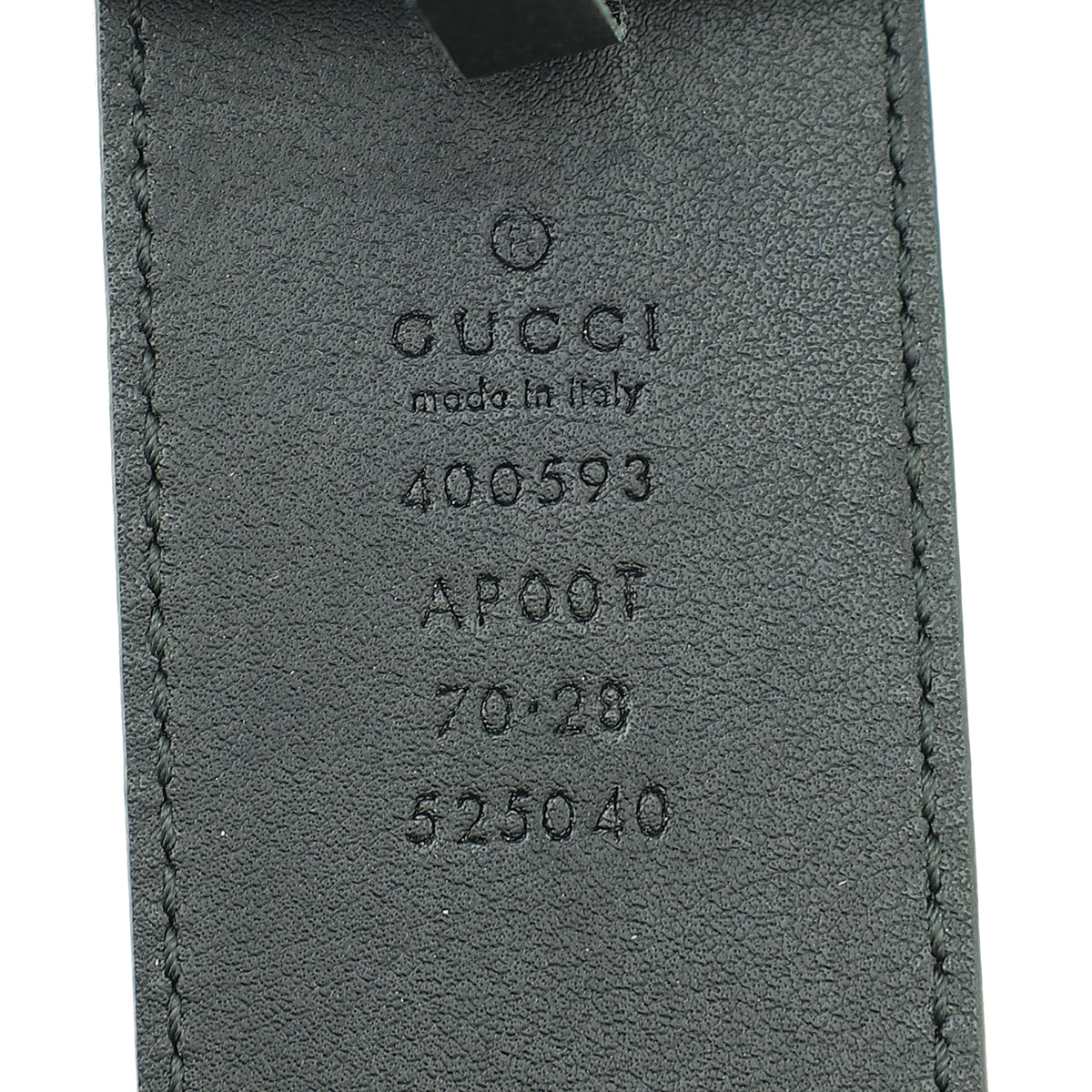 Gucci Black Double G Buckle Belt 28