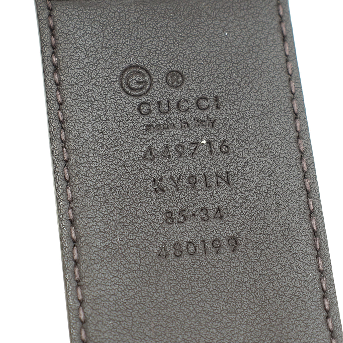 Gucci Bicolor GG 40mm Belt 34