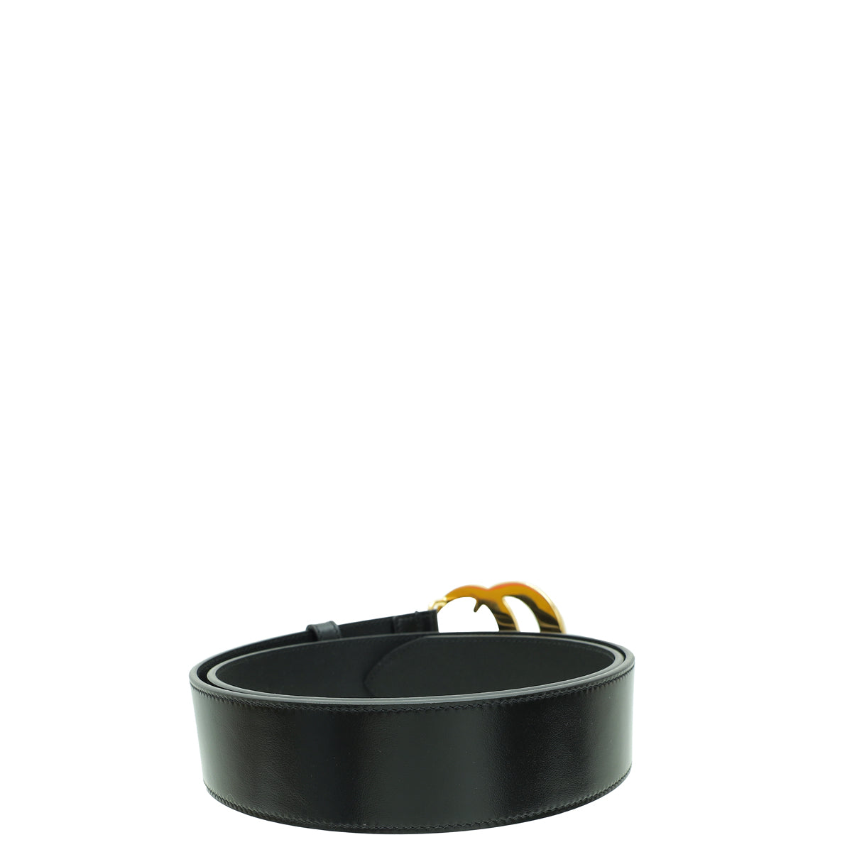 Gucci Black GG Marmont Wide Belt 34-Gucci-THE CLOSET