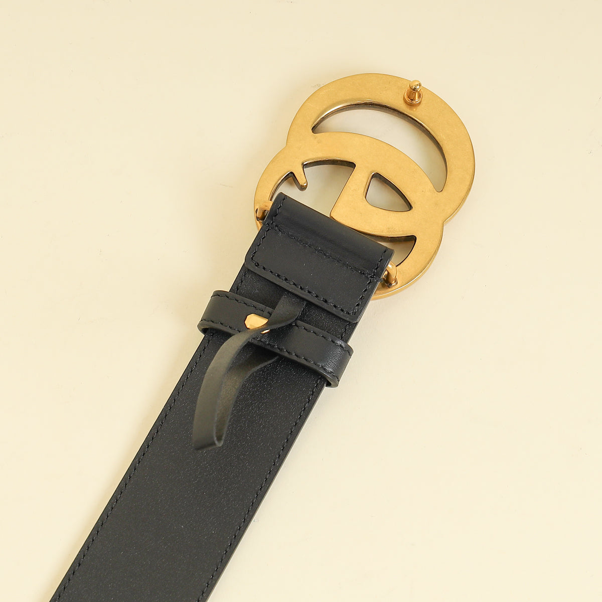 Gucci Black Double G Buckle 40mm Belt 36-Gucci-THE CLOSET