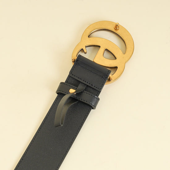Gucci Black Double G Buckle 40mm Belt 36-Gucci-THE CLOSET