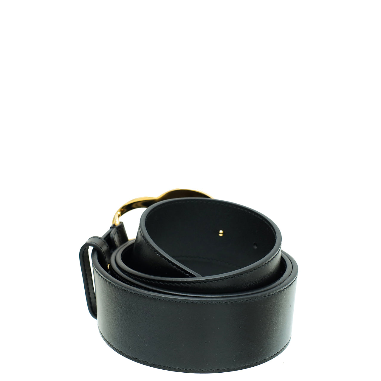 Gucci Black Double G Buckle Belt 34-Gucci-THE CLOSET