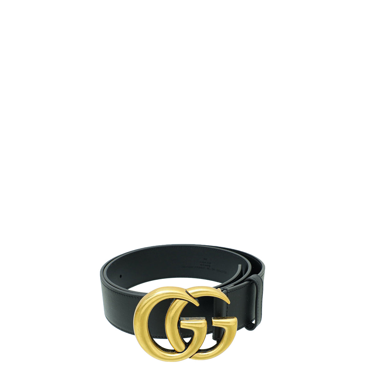 Gucci Black Double G Buckle 4mm Belt 34-Gucci-THE CLOSET