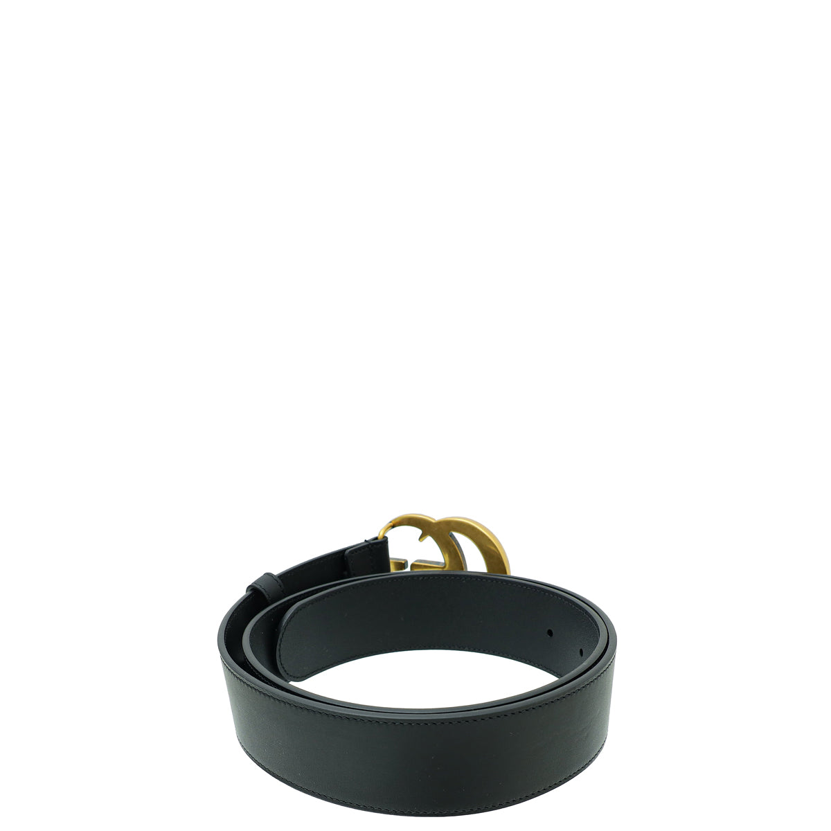 Gucci Black Double G Buckle 4mm Belt 34-Gucci-THE CLOSET