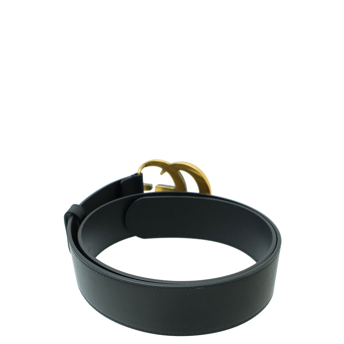 Gucci Black Double G Buckle Belt 32-Gucci-THE CLOSET