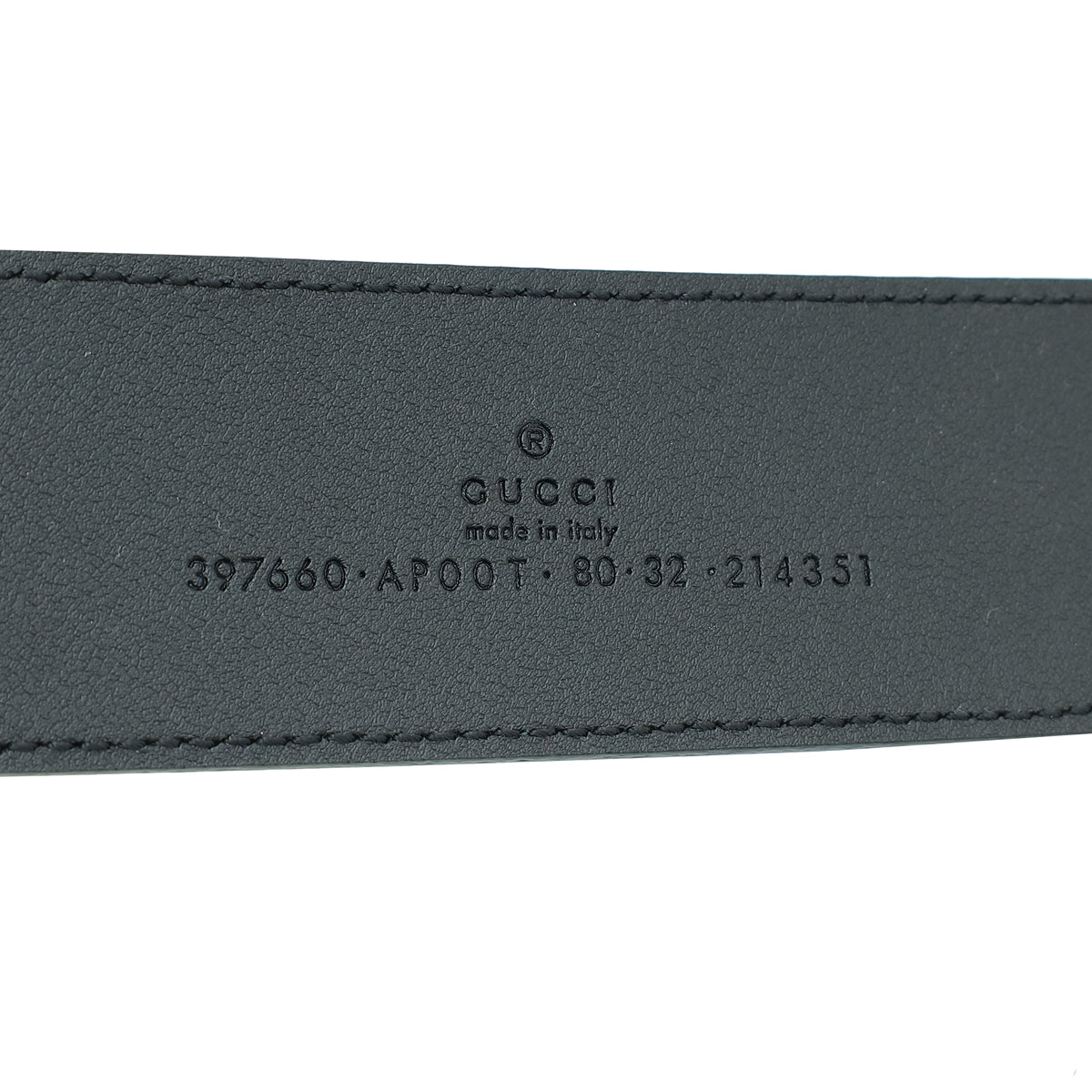 Gucci Black Double G Buckle 40mm Belt 32