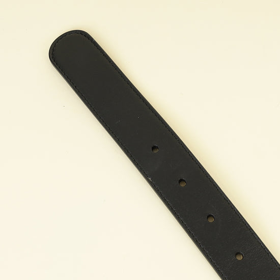 Gucci Black GG Marmont Thin Belt 38