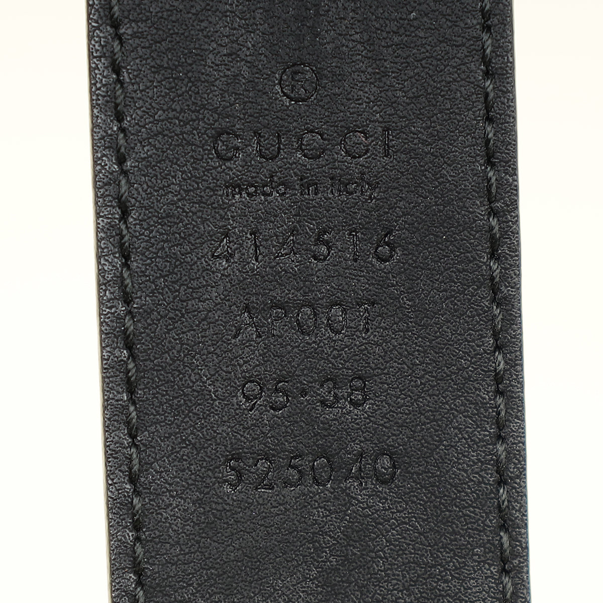 Gucci Black GG Marmont Thin Belt 38