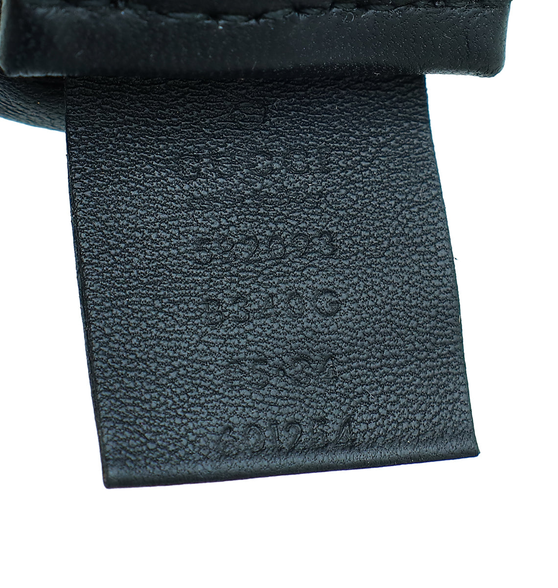 Gucci Black GG Torchon Buckle Elasticized Belt 34