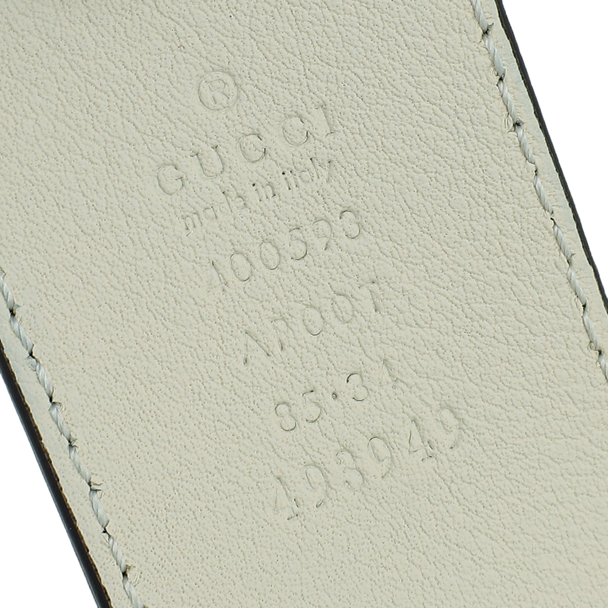 Gucci Ivory Double G Buckle Belt 34 – THE CLOSET