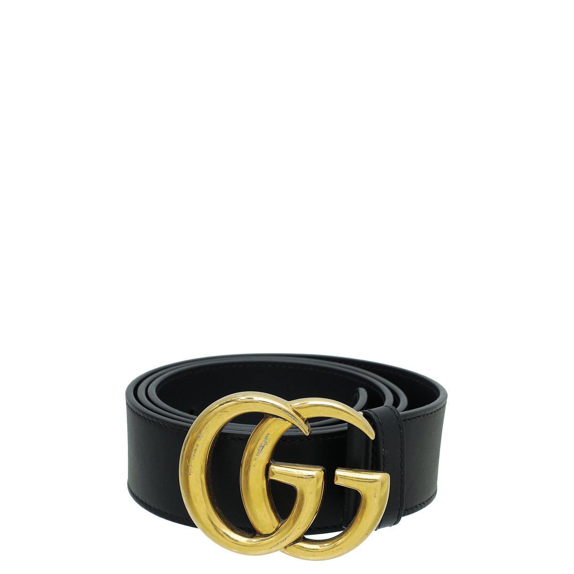 Gucci Black Double G Buckle Belt 36-Gucci-THE CLOSET