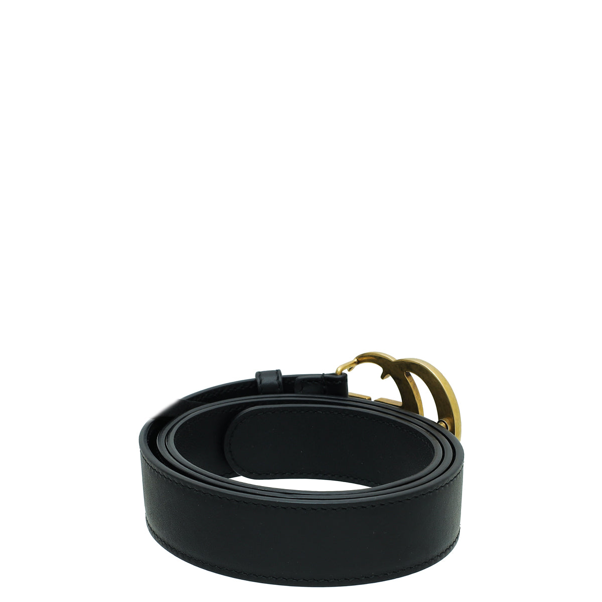 Gucci Black Double G Buckle 30mm Belt 36-Gucci-THE CLOSET