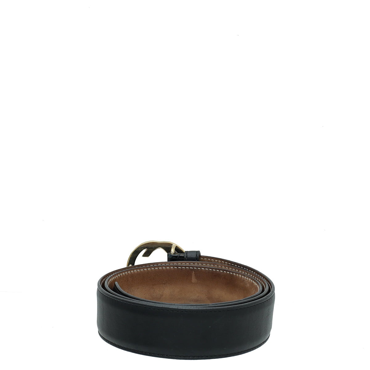 Gucci Black Interlocking G Buckle Belt 36-Gucci-THE CLOSET