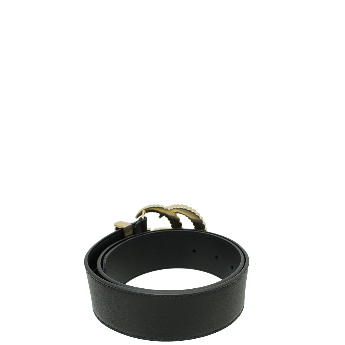 Gucci Black Double G Torchon 40mm Belt 30-Gucci-THE CLOSET